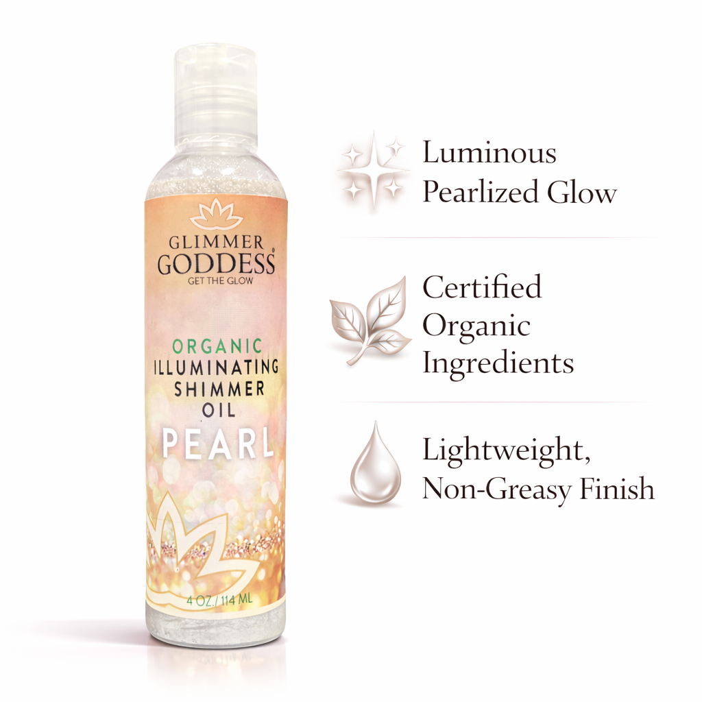 Organic Shimmer Body Oil for a Soft, Non-Greasy Body Glow-5