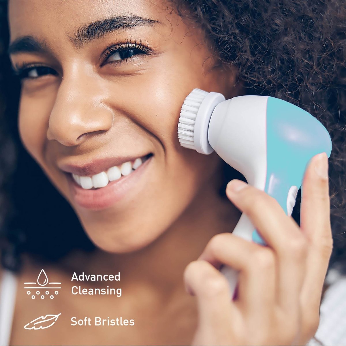 Advanced Facial Cleansing Brush, Anti-Aging Serum Set, and Micro Needle Derma Roller BundleBeauty & Personal Care