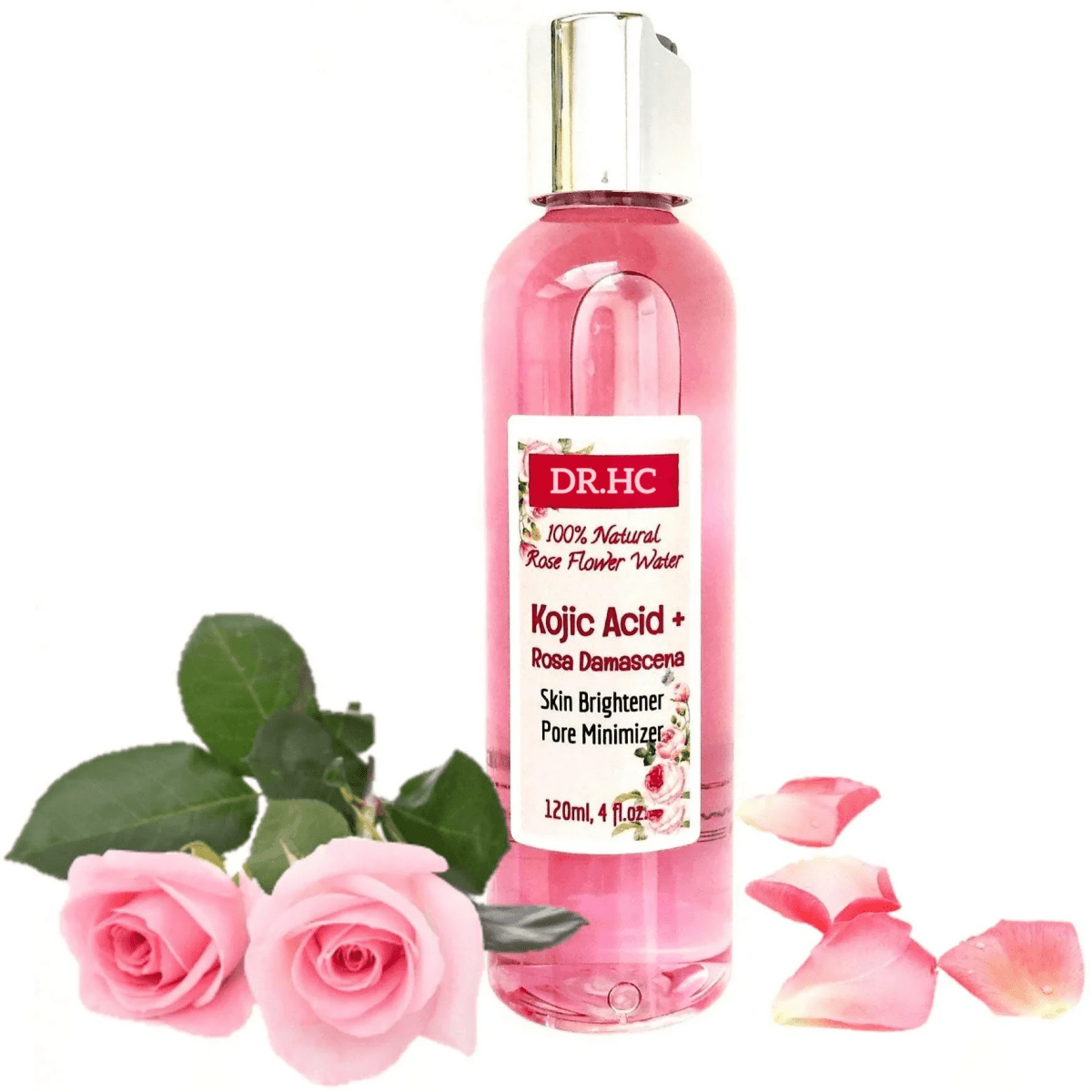 DR.HC Kojic Acid + Rose Sakura Water (70~120ml, 2.4~4.0fl.oz.) (Skin brightening, Anti-blemish, Anti-scar, Skin recovery...)Toner