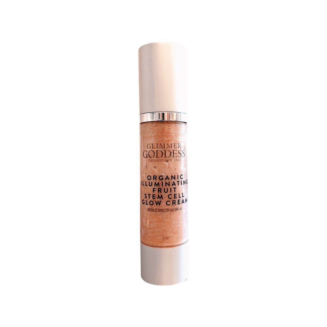 Organic CC Cream with SPF 45 – Illuminating Fruit Stem Cell Glow Cream with Reef-Safe SunscreenMoisturizers