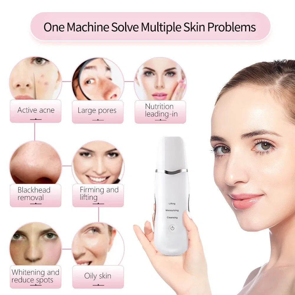 Electric Ultrasonic Skin Scrubber