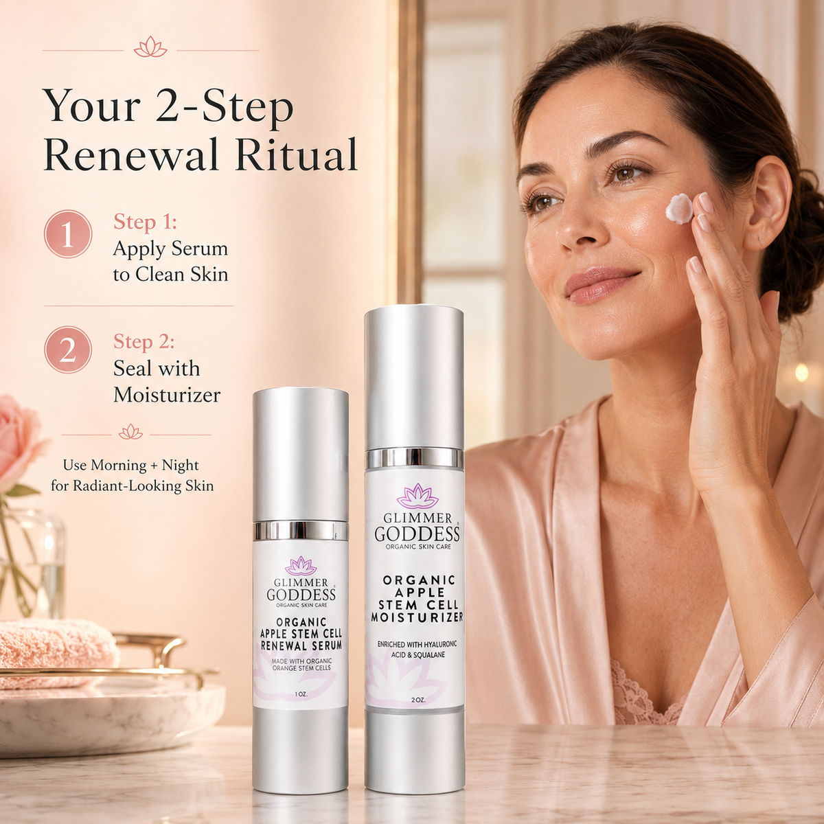 Cellular Renewal Duo – Apple Stem Cell Serum + Moisturizer-1