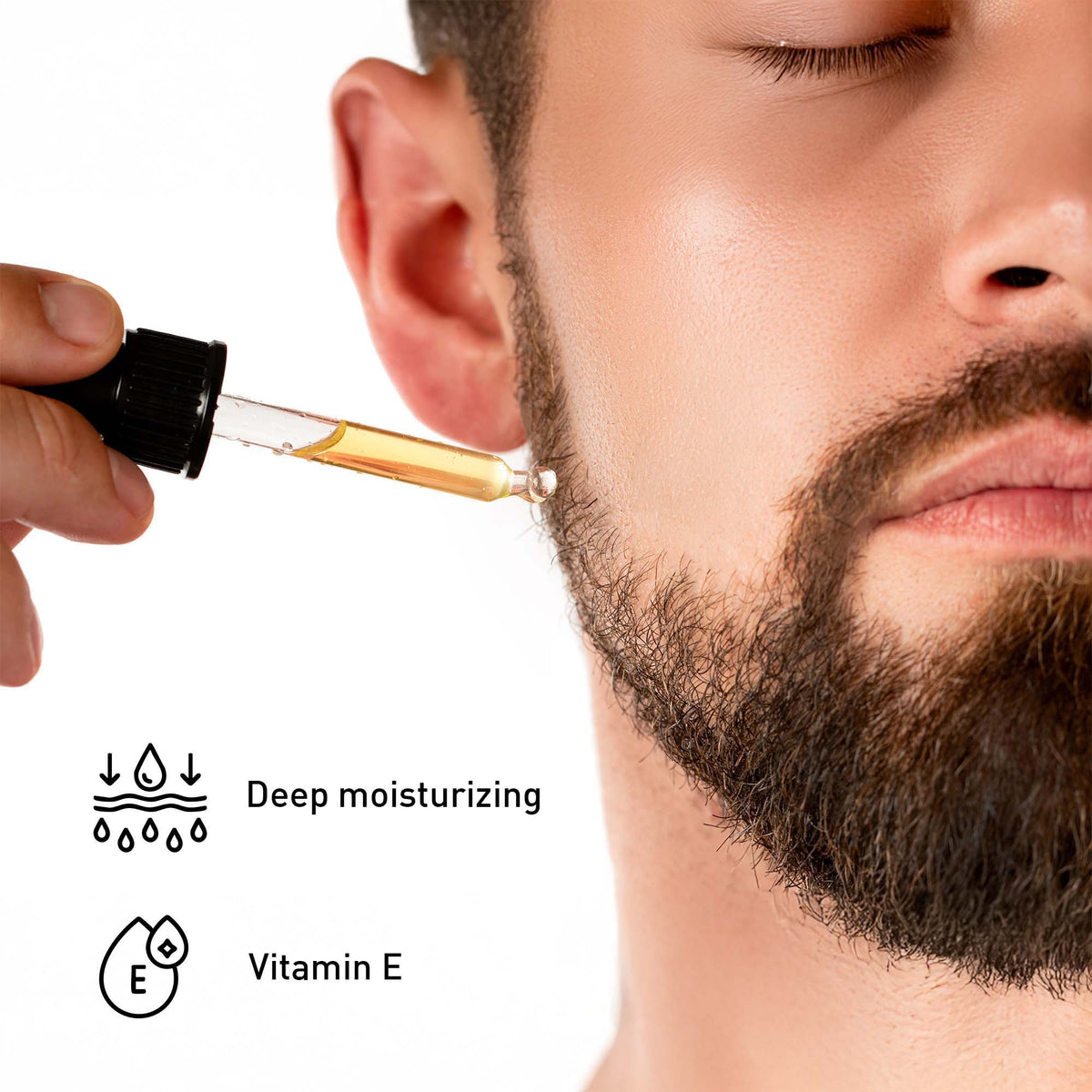 Pursonic Beard Care Grooming Kit, Micro Needle Derma Roller 0.5 mm, and Vitamin C Serum (3 fl. oz) Gift Bundle-3