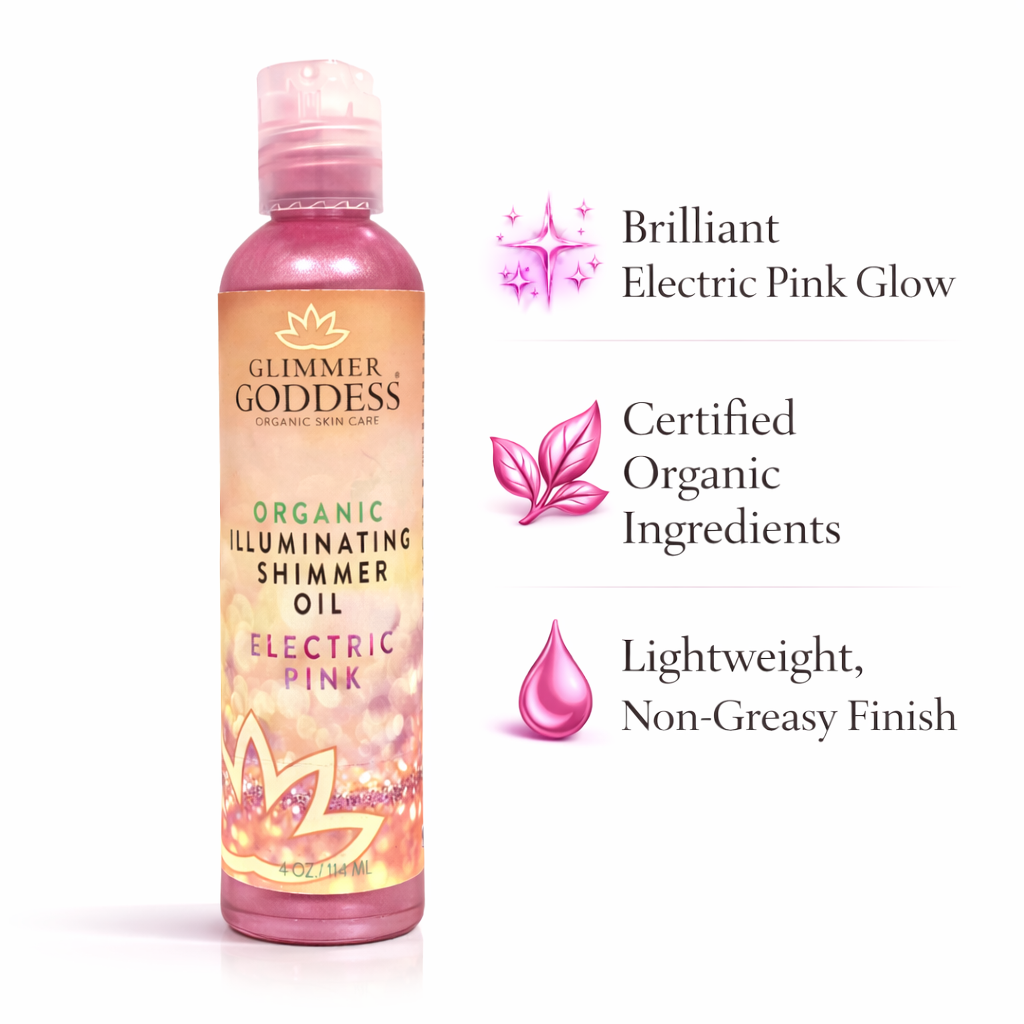 Organic Shimmer Body Oil for a Soft, Non-Greasy Body Glow-4