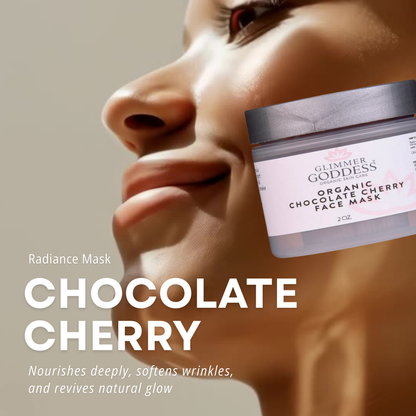 Organic Chocolate Cherry Face Mask – Antioxidant Anti-Aging Treatment-2