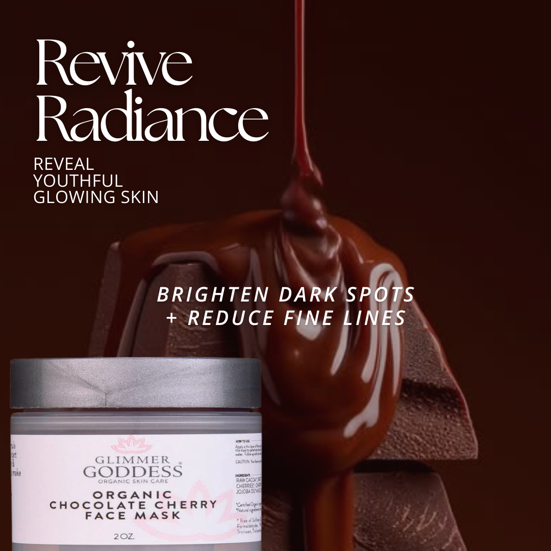 Organic Chocolate Cherry Face Mask – Antioxidant Anti-Aging Treatment-1