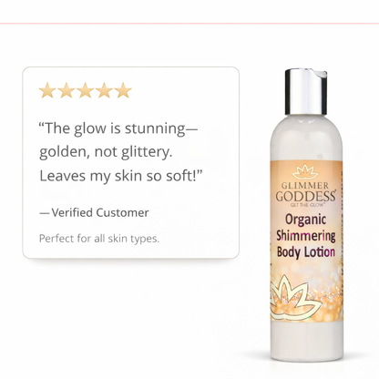 Organic Gold Shimmer Body Lotion – Buildable Luminous Glow-2