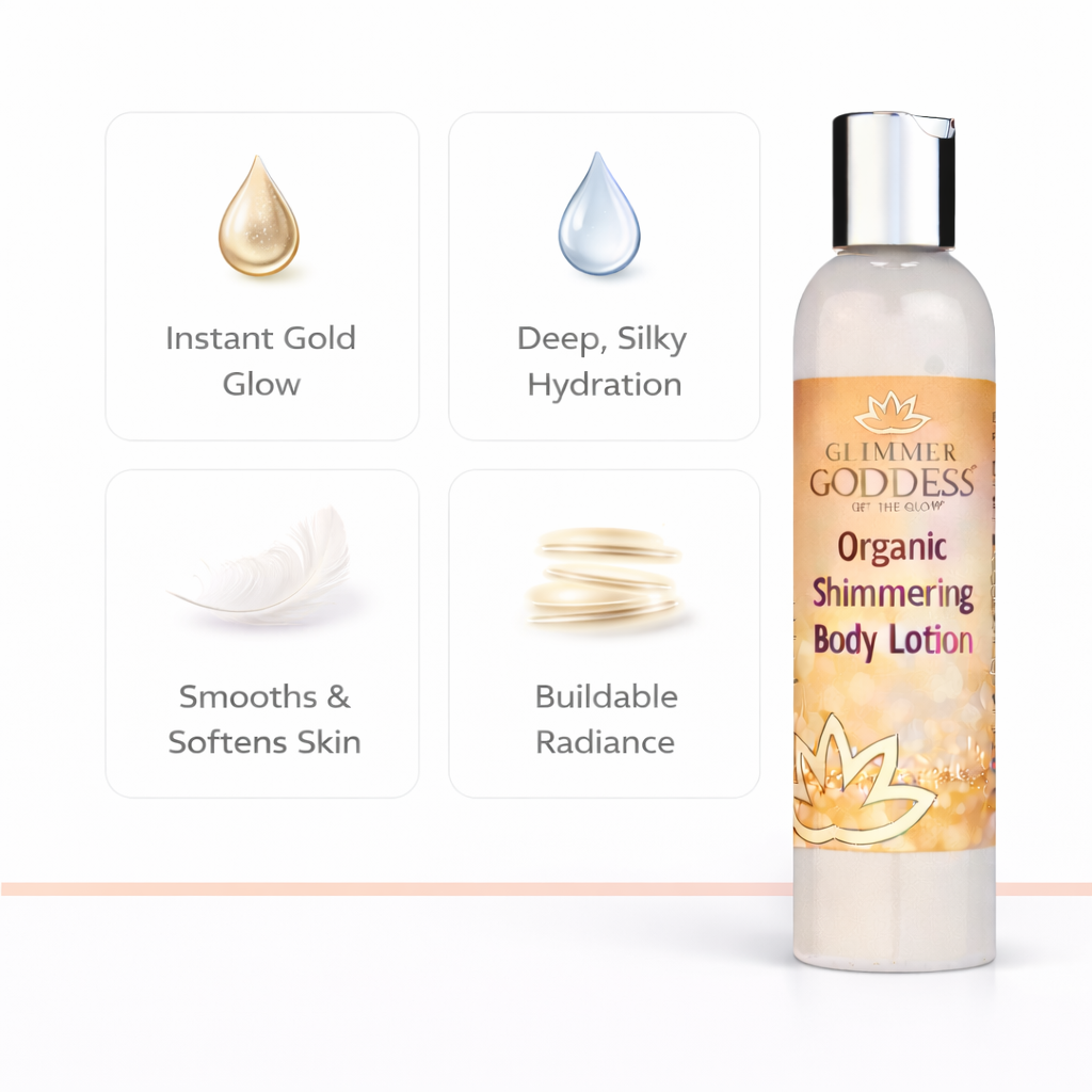 Organic Gold Shimmer Body Lotion – Buildable Luminous Glow-4