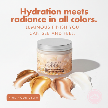 Organic Shimmer Body Butter – Radiant, Deep Hydration-3