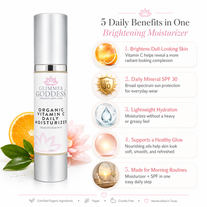 Organic Vitamin C Daily Moisturizer SPF 30 – Brightening Formula-2
