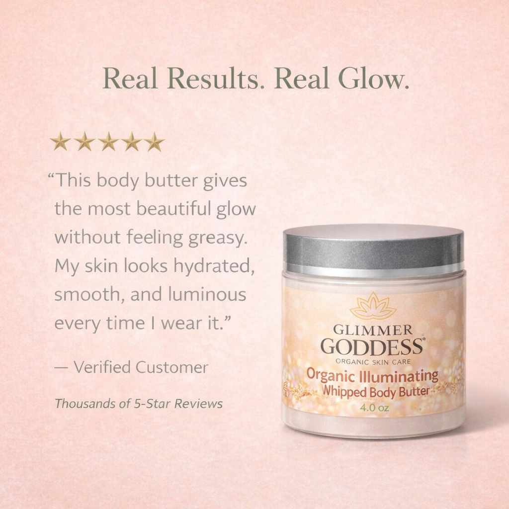 Organic Shimmer Body Butter – Radiant, Deep Hydration-2