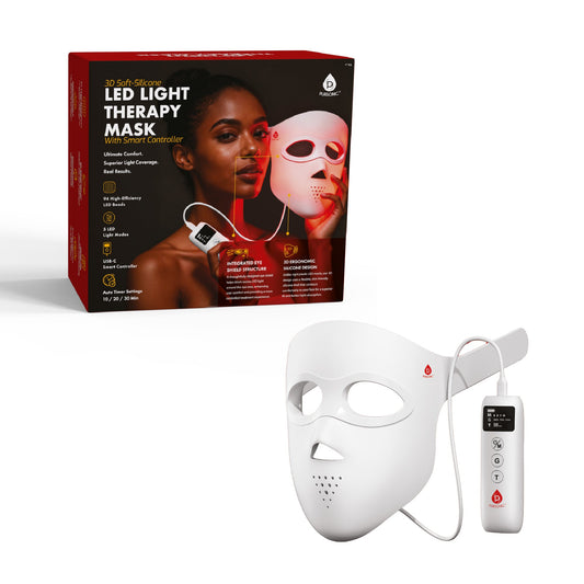 Pursonic 3D Soft-Silicone LED Light Therapy Mask with Smart Controller-0