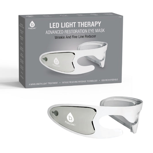 Pursonic LED Light Therapy Advanced Restoration Eye Mask – Anti-Aging, Collagen-Boosting, At-Home Treatment-0