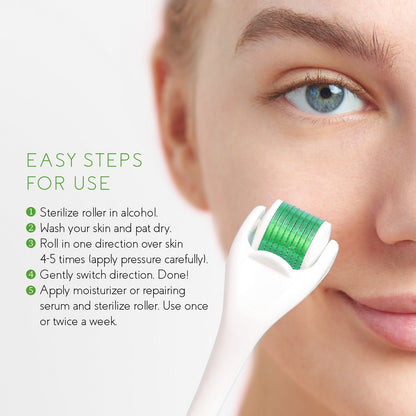 Glow & Clarity Trio: Derma Roller, Precision Dermaplaning Tool, & Pore Vacuum-4