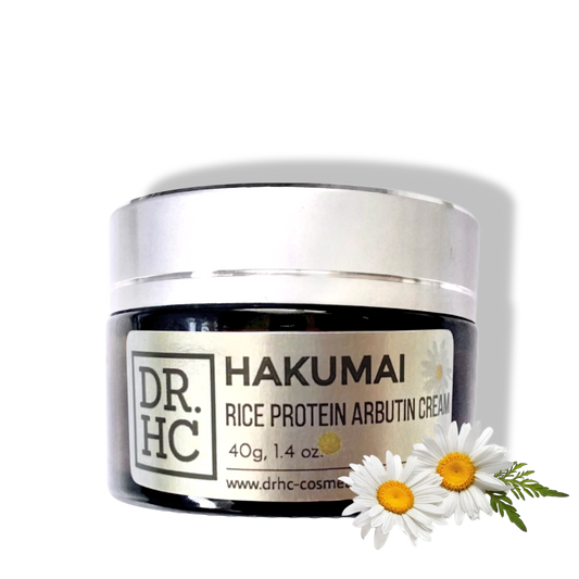 DR.HC Hakumai Rice Protein Arbutin Cream (25~40g, 0.9~1.4oz) (Skin brightening, Anti-acne, Anti-blemish, Anti-aging...)-0