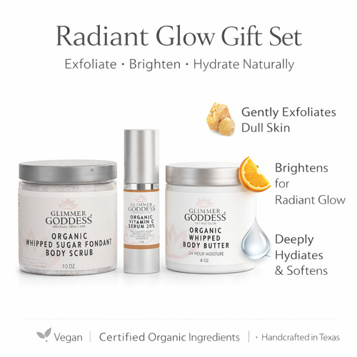 Radiance Glow Organic Skincare Gift Set – Exfoliate, Brighten & Hydrate Naturally-0