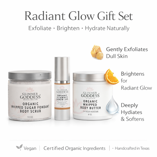 Radiance Glow Organic Skincare Gift Set – Exfoliate, Brighten & Hydrate Naturally-0