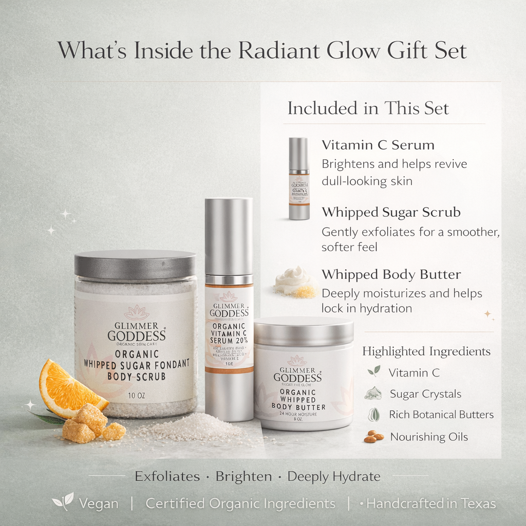 Radiance Glow Organic Skincare Gift Set – Exfoliate, Brighten & Hydrate Naturally-3
