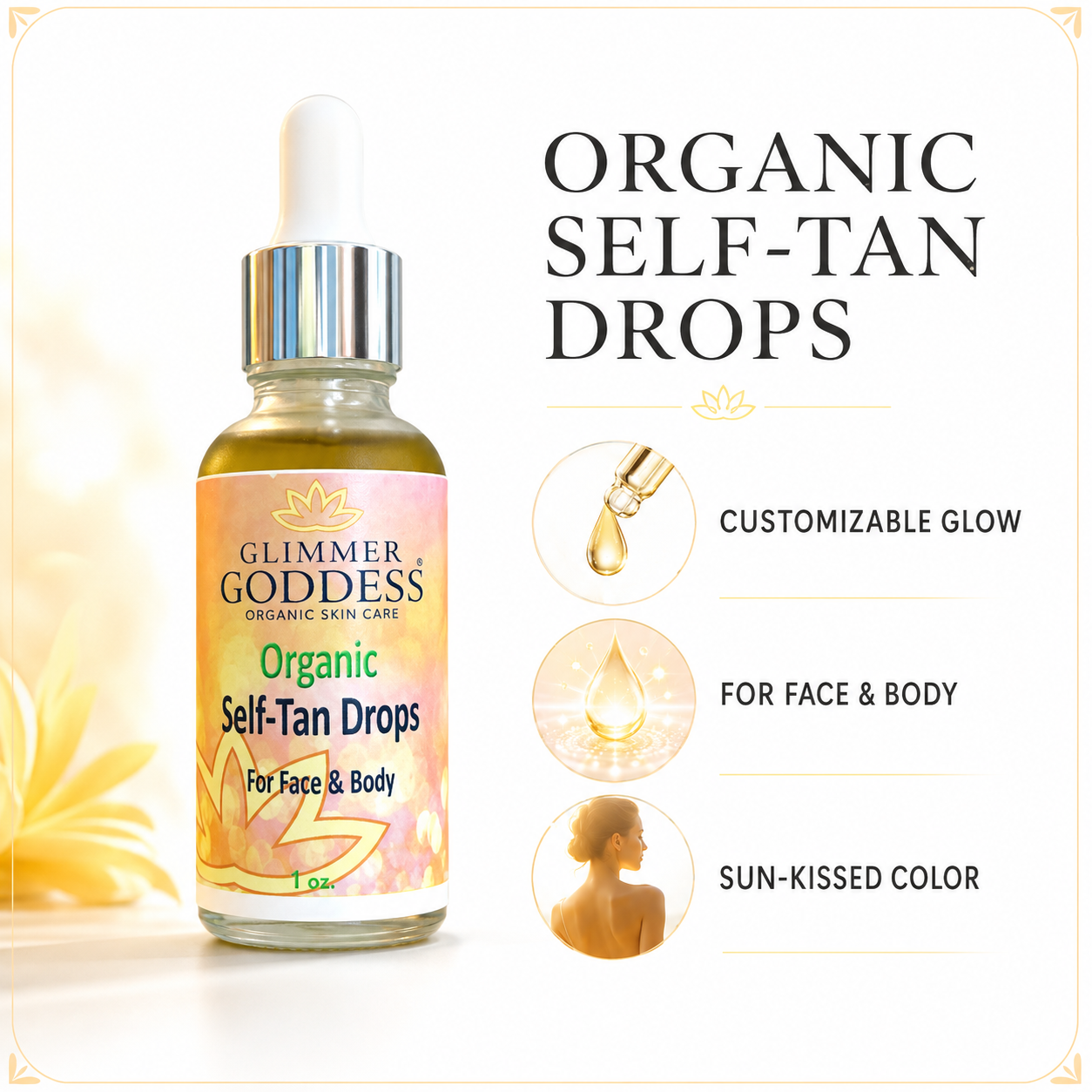 Organic Self Tan Drops – Fast Glow-0