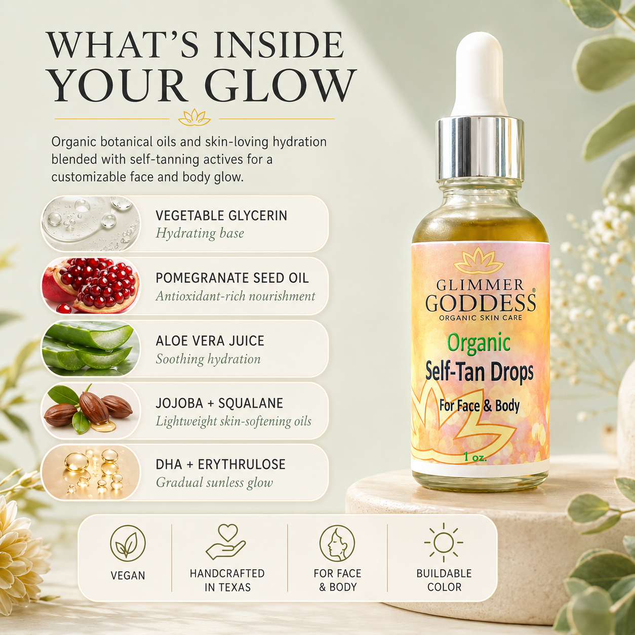 Organic Self Tan Drops – Fast Glow-4