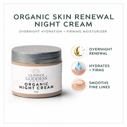 Organic Skin Renewal Night Cream 2 oz – Anti-Aging-1