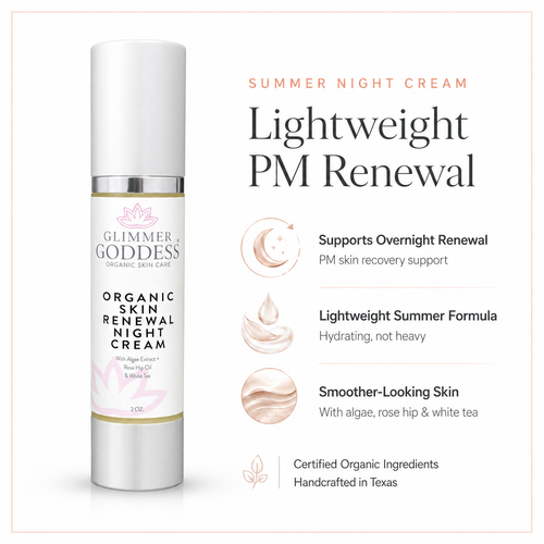 Organic Skin Renewal Night Cream 2 oz – Anti-Aging-0