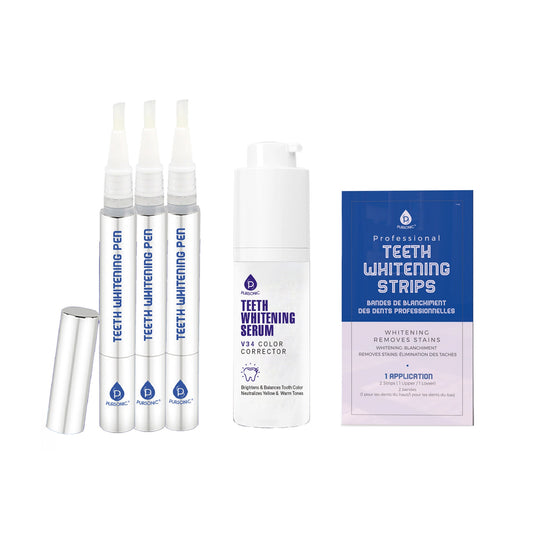 Total Smile Confidence System: Professional Teeth Whitening Strips, Teeth Whitening Serum & Teeth Whitening Pen-0