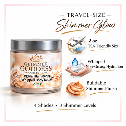 Organic Shimmer Body Butter 2 oz – Travel-0