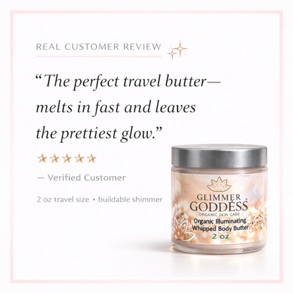 Organic Shimmer Body Butter 2 oz – Travel-3