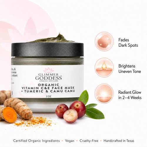 Organic Vitamin C & E Brightening Face Mask-0