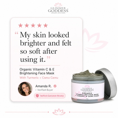 Organic Vitamin C & E Brightening Face Mask-2