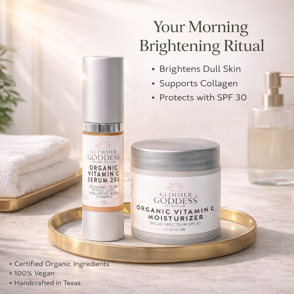 Organic Vitamin C Serum & SPF 30 Moisturizer Duo-1