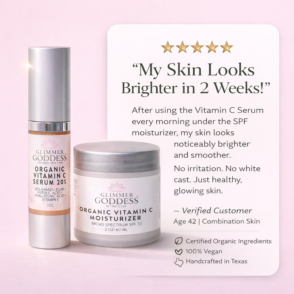 Organic Vitamin C Serum & SPF 30 Moisturizer Duo-2