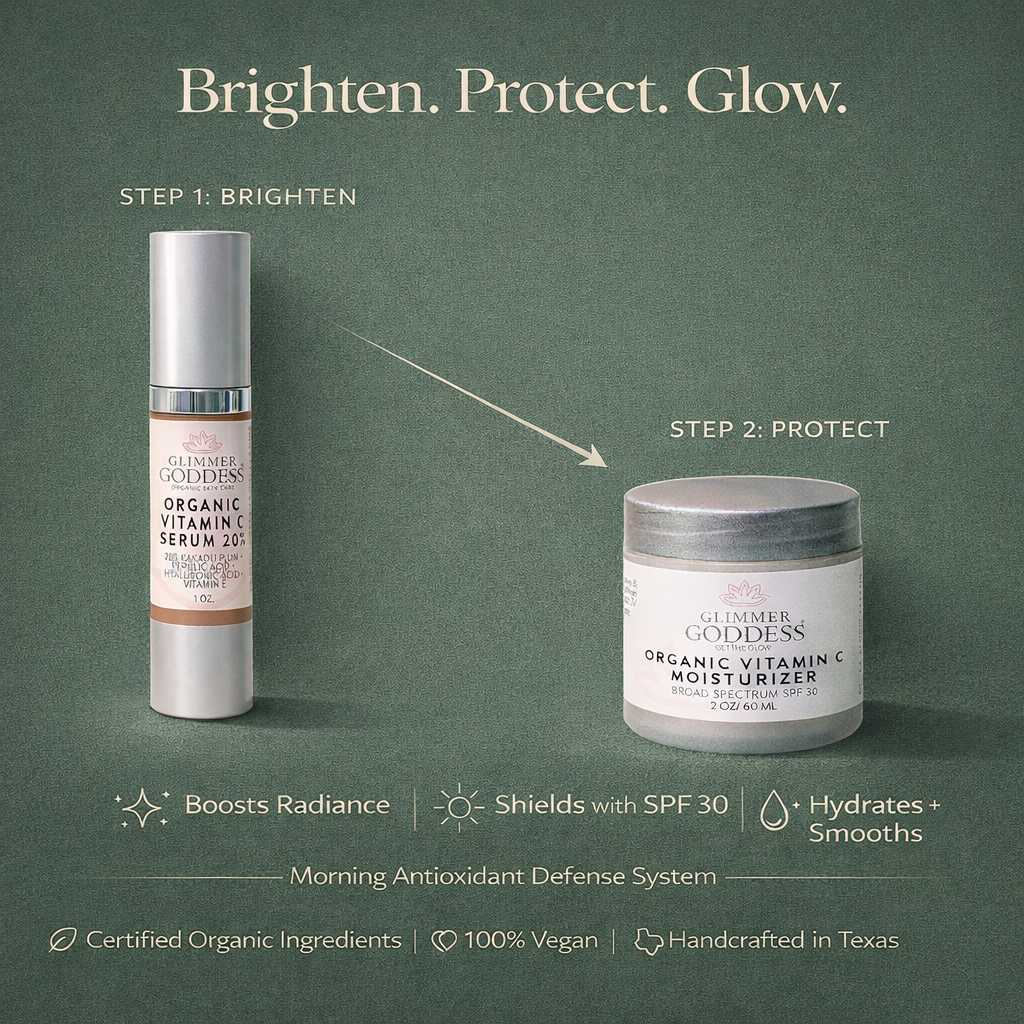 Organic Vitamin C Serum & SPF 30 Moisturizer Duo-4