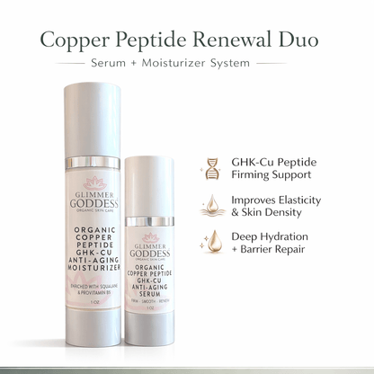 Copper Peptide Duo – Anti - Aging Serum & MoisturizerAnti - Aging Skin Care Kits