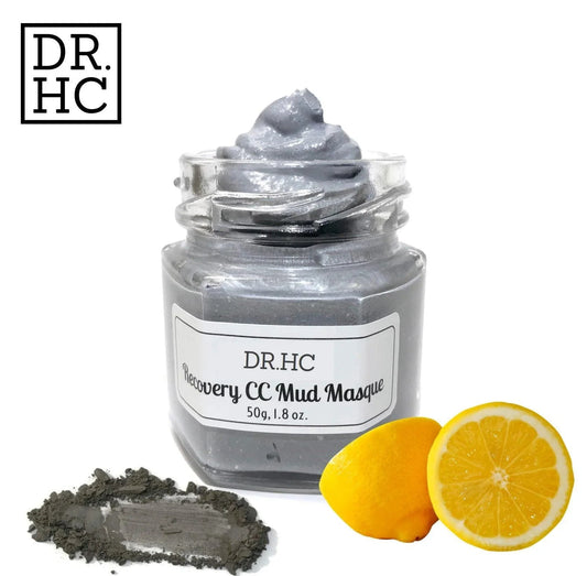 DR.HC Charcoal VitC Mud Mask (60g, 2.1oz) (Exfoliating, Skin brightening, Detoxifying, Pore Shrinking, Anti-black head...)-0