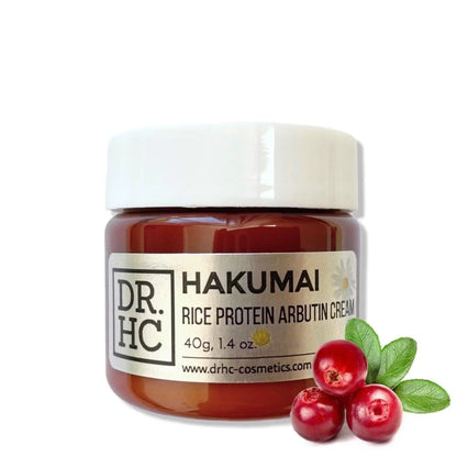 DR.HC Hakumai Rice Protein Arbutin Cream (25~40g, 0.9~1.4oz) (Skin brightening, Anti-acne, Anti-blemish, Anti-aging...)-3