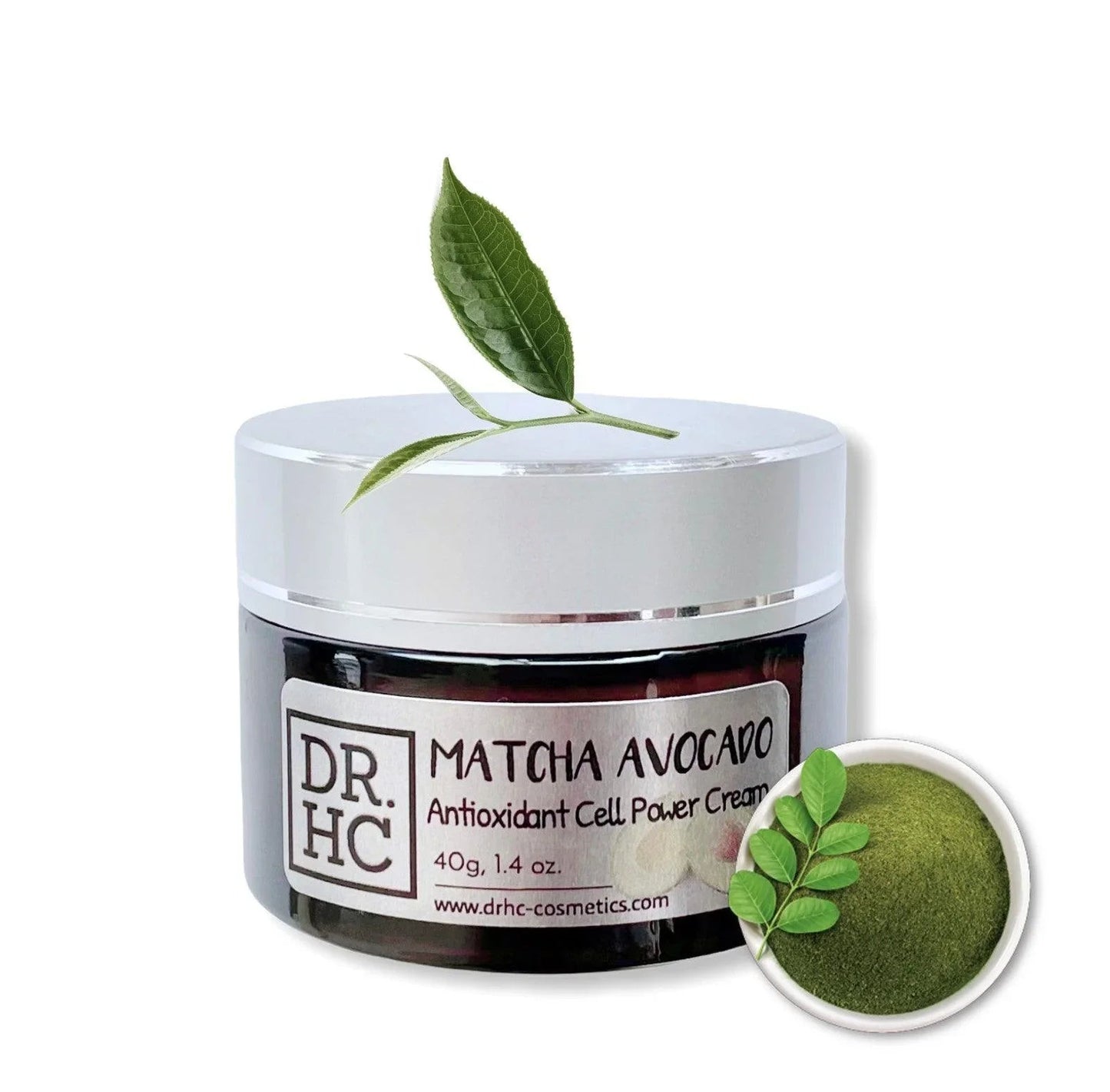 DR.HC Matcha Avocado Antioxidant Cell Power Cream (40g, 1.4oz) (Anti-aging, Skin recovery, Skin toning, Anti-pollution...)-1