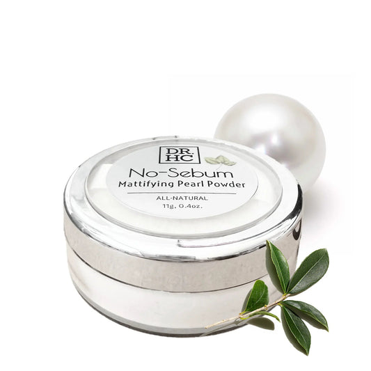 DR.HC No-Sebum Mattifying Pearl Powder (11g, 0.4oz.) (Setting Powder + Skincare Powder + Highlighter) (Skin brightening, Oil balancing, Pore shrinking, Anti-acne...)-0