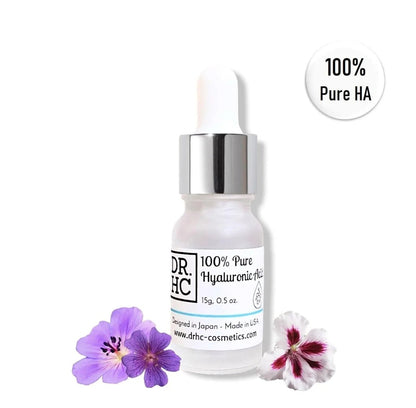 DR.HC 100% Pure Hyaluronic Acid (with 10% Hyaluronic Acid content) (15g, 0.5oz.) (Hydrating, Skin firming, Skin toning, Anti-acne...)Serum