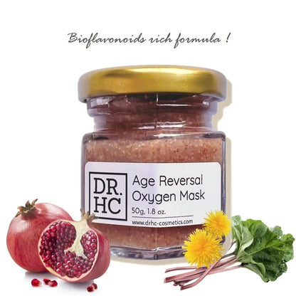 DR.HC Age Reversal Oxygen Mask (60g, 2.1oz) (Exfoliating, Anti-aging, Skin brightening, Anti-blemish, Anti-inflammatory...)Exfoliator Mask