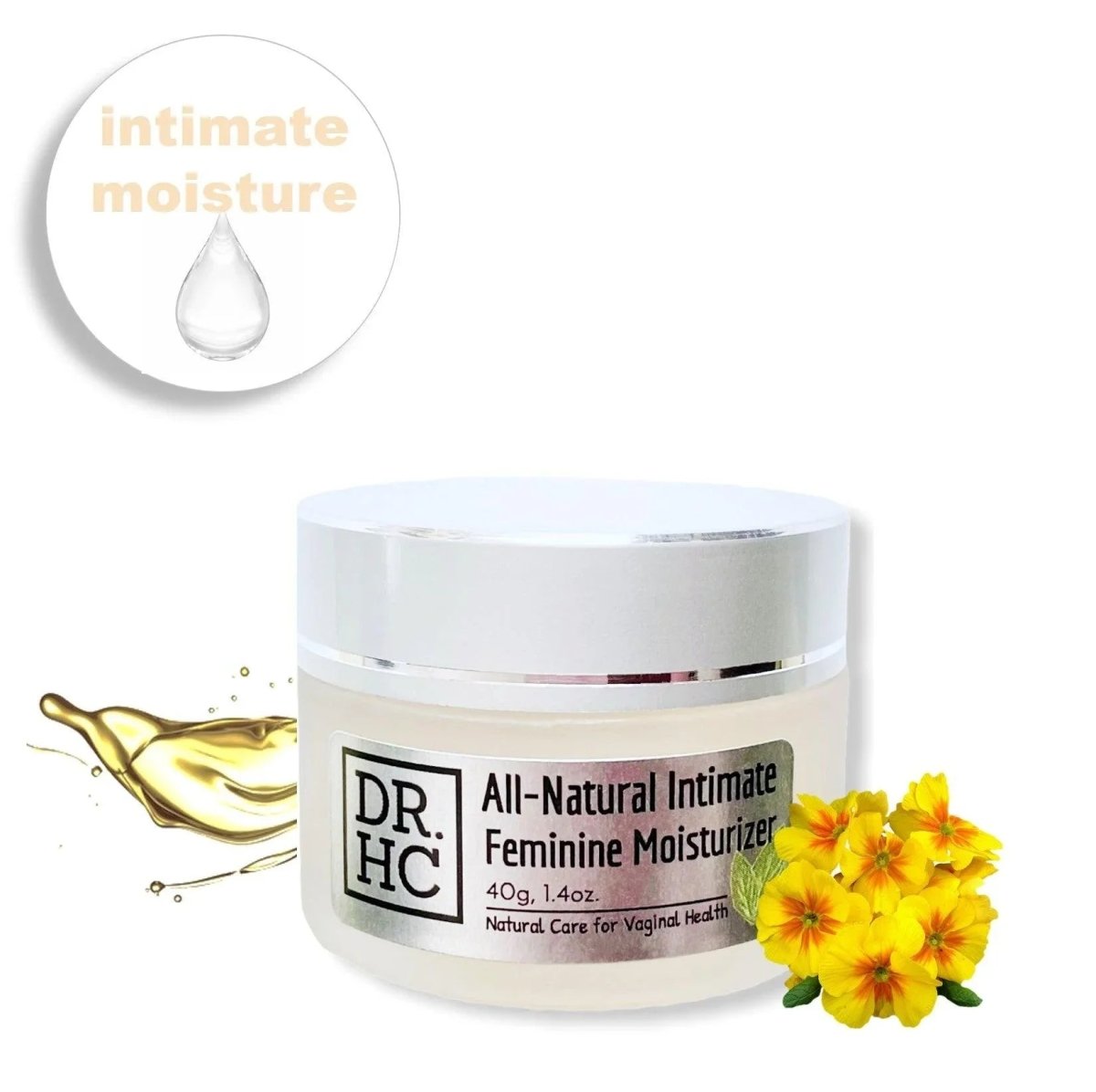 DR.HC All-Natural Intimate Feminine Moisturizer (40g, 1.4oz.) (Vagina Moiturizing, Anti-itch, Anti-odor)Feminine