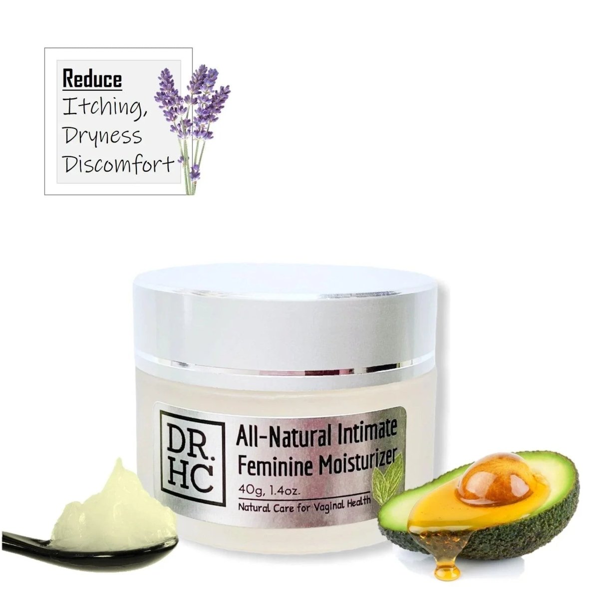DR.HC All-Natural Intimate Feminine Moisturizer (40g, 1.4oz.) (Vagina Moiturizing, Anti-itch, Anti-odor)Feminine