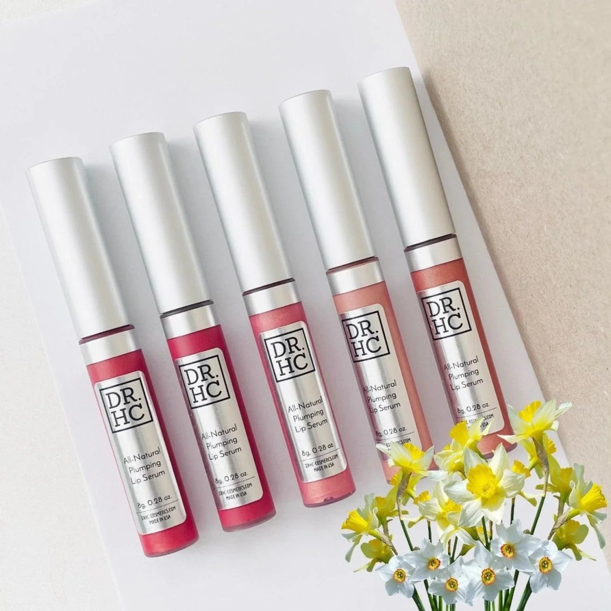 DR.HC All-Natural Plumping Lip Serum (5 Shades) (8g, 0.28oz.) (Plumping, Anti-pigmentation, Anti-aging, Hydrating...)Lip Makeup