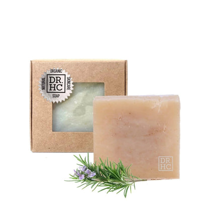 DR.HC All-Natural Skincare Face Soap - Luxury Herbs Bar (110g, 3.8oz.) (Pore Shrinking, Anti-acne, Anti-dandruff, Anti-hair loss...)Face Soap Bar