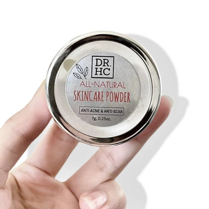 DR.HC All-Natural Skincare Powder (Type: Anti-Acne & Anti-Scar with Licorice + Allantoin + B5) (10g, 0.35oz.) (Skincare Powder + Setting Powder)Face Makeup Powder Skincare Powder