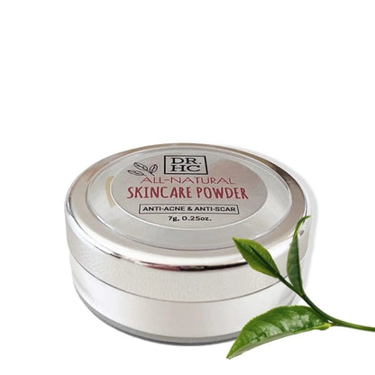 DR.HC All-Natural Skincare Powder (Type: Anti-Acne & Anti-Scar with Licorice + Allantoin + B5) (10g, 0.35oz.) (Skincare Powder + Setting Powder)Face Makeup Powder Skincare Powder