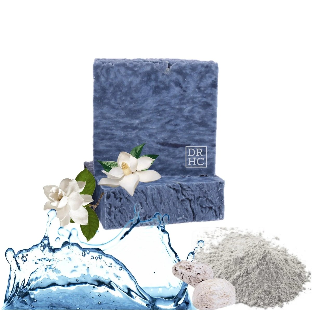 DR.HC All-Natural Skincare Scrubbing Soap - Ocean Breath (110g, 3.8oz.) (Exfoliating, Detoxifying, Anti-aging, Toning...)Soap Bar Hair & Body Scrub