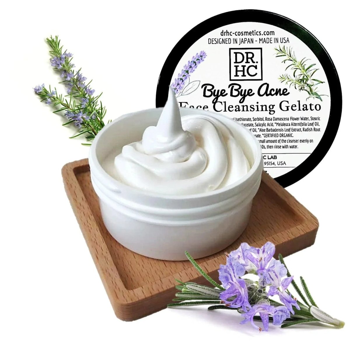 DR.HC Bye Bye Acne Face Cleansing Gelato (60g, 2.1oz) (Anti-acne, Anti-blemish, Oil balancing, Pore minimizing...)Cleanser