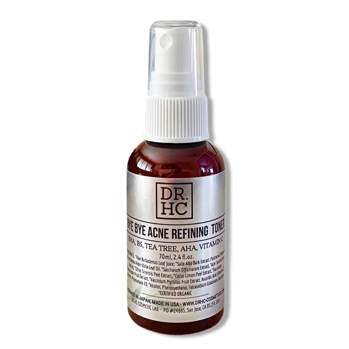 DR.HC Bye Bye Acne Refining Toner (70 ml, 2.4 fl.oz.) (Anti-acne, Oil balancing, Anti-dark spot, Anti-scar...)Toner